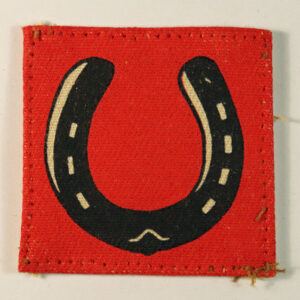 13th INFANTRY DIVISION WW2 Printed Cloth Formation Sign Badge --- Lot No. 6624