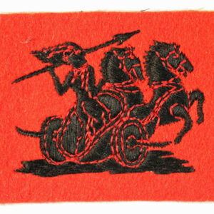 161st INDEPENDENT INFANTRY BRIGADE Printed Cloth Formation Sign Badge  --- Lot No. 6635