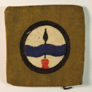 202nd (ASSAM) L of C Area WW2 Printed Formation Sign Badge ---  Lot No. 6636