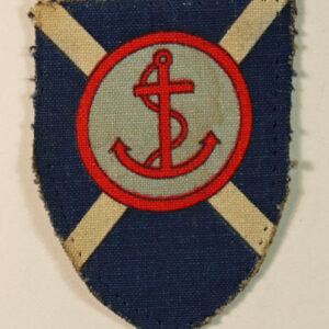 264th BEACH BRIGADE (Scottish) Printed Formation Sign Badge - CALICO PRINTERS ---  Lot No. 6637