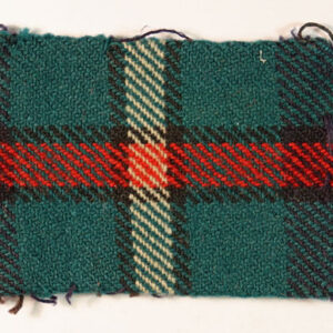 2nd Bttn. SEAFORTH HIGHLANDERS WW2 Tartan Cloth Formation Sign Badge ---  Lot No. 6612