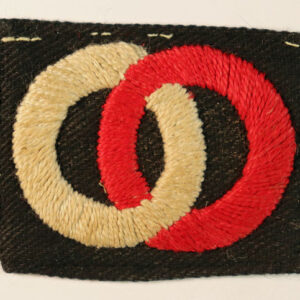 36th INFANTRY DIVISION WW2 Embroidered Cloth Formation Sign Badge  ---  Lot No. 6628
