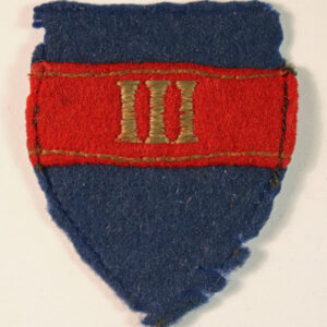 3rd ARMY GROUP ROYAL ARTILLERY Embroidered Felt Formation Sign Badge  ---  Lot No. 6614