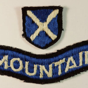 52ND (LOWLAND) DIVISION WW2 Embroidered Formation Sign Badge ---  Lot No. 6630