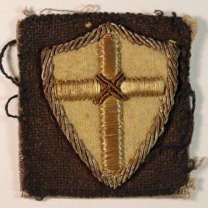 8th ARMY WW2 Bullion Formation Sign Badge - Polish Worn ---  Lot No. 6619