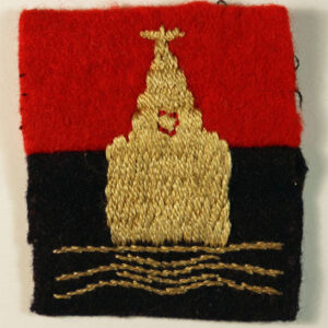 96th ARMY GROUP ROYAL ARTILLERY Embroidered Formation Sign Badge ---  Lot No. 6633