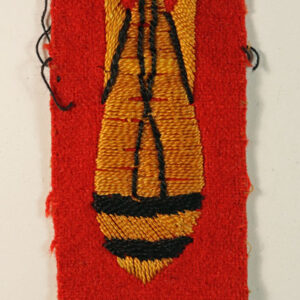 "BOMB" - Bomb Disposal WW2 Royal Engineers Embroidered Arm Badge  ---  Lot No. 6640