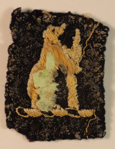 120th FIELD REGIMENT (SOUTH MIDLANDS) WW2 Embroidered Felt Formation Badge – SCARCE — Lot No. 6683 - Image 3