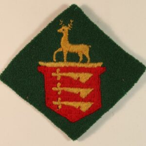 191st FIELD REGIMENT WW2 Embroidered Felt Formation Badge ---  Lot No. 6684
