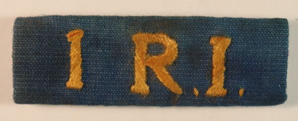1.R.I – 1st Dutch Infantry Regiment WW2 Embroidered Slip-On Shoulder Title Badge – SCARCE — Lot No. 6666