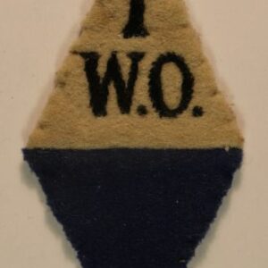 1 WAR OFFICE SIGNALS WW2 Embroidered Formation Sign Badge - SCARCE  ---  Lot No. 6667