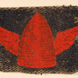 214th INDEPENDENT INFANTRY BRIGADE WW2 Painted Cloth Formation Sign Badge - SCARCE - DISPLAY PATENTS --- Lot No. 6685