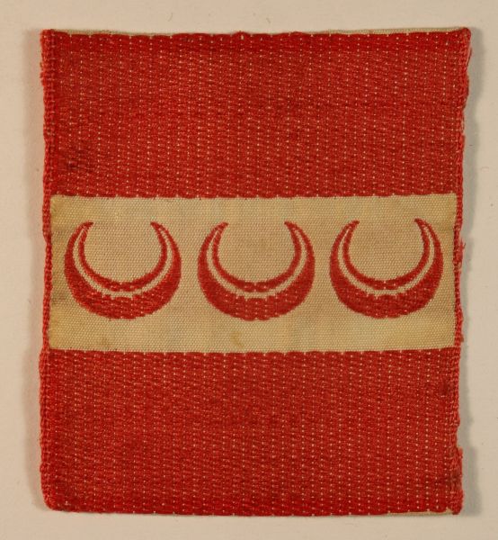 3rd ANTI-AIRCRAFT CORPS WW2 Woven Formation Sign Badge – BROUGH, NICHOLSON & HALL – SCARCE — Lot No. 6669