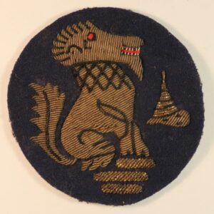 3rd Indian Division - CHINDITS WW2 Bullion Embroidered Cloth Formation Sign Badge --- Lot No. 6661/SS1