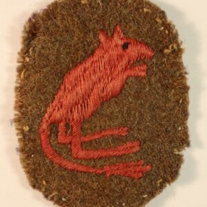 7th ARMOURED DIVISION Early WW2 Embroidered Cloth Formation Sign Badge 1st Pattern ---  Lot No. 6671
