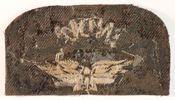 INDIA/Eagle WW2 Embroidered Nationality Shoulder Title Badge — Lot No. 6691 - Image 3
