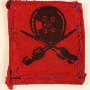 110th (POONA) L of C Area WW2 Printed Formation Sign Badge ---  Lot No. 6734