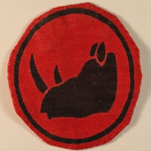 11th East African Division WW2 Printed Formation Sign Badge 2nd Pattern - CALICO PRINTERS  ---  Lot No. 6772