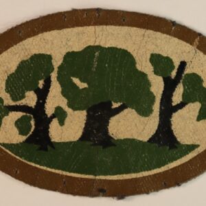12th Corps - XII CORPS WW2 Painted Formation Sign Badge -- DISPLAY PATENTS  --- Lot No. 6719