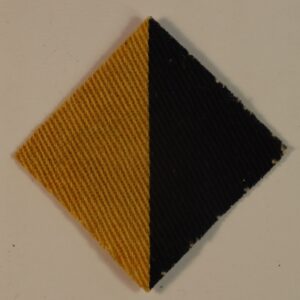 1st Battalion, KING'S OWN ROYAL REGIMENT WW2 Printed Formation Sign Badge -- CALICO PRINTERS ---  Lot No. 6712
