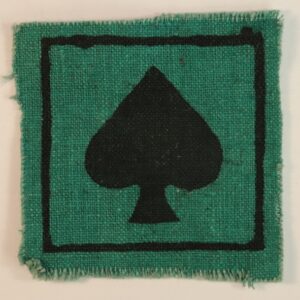 25th INDIAN DIVISION WW2 Printed Formation Sign Badge --- Lot No. 6725