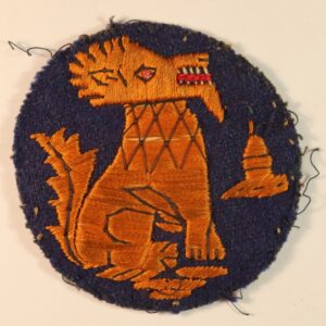 3rd Indian Division - CHINDITS WW2 Embroidered Cloth Formation Sign Badge --- Lot No. 6765