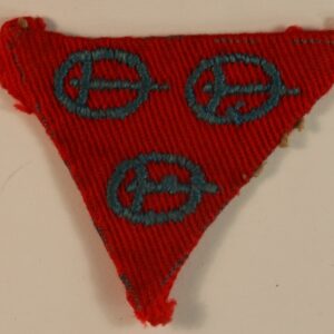 4th ANTI-AIRCRAFT Division WW2 Embroidered Cloth Formation Sign Badge ---  Lot No. 6715