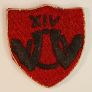 505th L of C AREA, INDIA WW2  Embroidered Felt Formation Sign Badge ---  Lot No. 6738