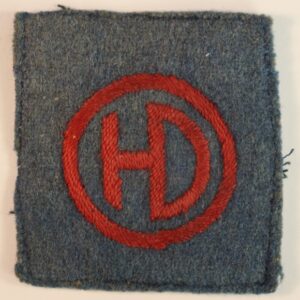 51st HIGHLAND DIVISION WW2 Embroidered Formation Sign Badge - 2nd Pattern VARIANT ---- Lot No: 6729