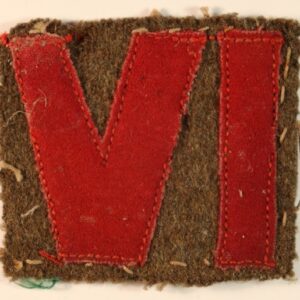 6th Bttn. COLDSTREAM GUARDS WW2 Felt Formation Sign Badge - SCARCE ---  Lot No. 6767