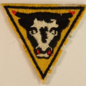 79th ARMOURED DIVISION WW2 Embroidered Formation Sign Badge  ---  Lot No. 6732