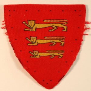 FORCE 135 - Channel Islands Liberation Force WW2 Printed Formation Sign Badge - CALICO PRINTERS  ---  Lot No. 6789