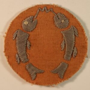 LUCKNOW DISTRICT WW2 Embroidered Cloth Formation Sign Badge ---  Lot No. 6798