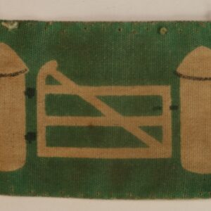 NORTHERN IRELAND DISTRICT WW2 Printed Cloth Formation Sign Badge - 2nd Pattern - Lot No. 6751