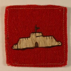 PESHAWAR DISTRICT WW2 Embroidered Felt Formation Sign Badge  ---  Lot No. 6802