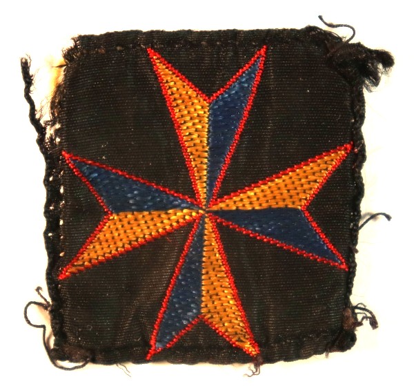 10th HEAVY ANTI-AIRCRAFT BRIGADE (MALTA) R.A. WW2 Woven Formation Sign Badge – BROUGH, NICHOLSON & HALL — Lot No. 6816