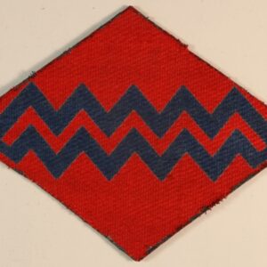 1st CANADIAN CORPS / R.C.A. WW2 Printed Formation Sign Badge - CALICO PRINTERS  ---  Lot No. 6813