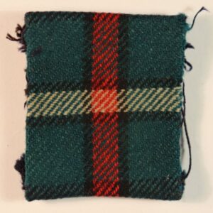 2nd Bttn. SEAFORTH HIGHLANDERS WW2 Tartan Cloth Formation Sign Badge ---  Lot No. 6612