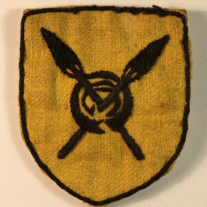 82nd (WEST AFRICAN) Division WW2 Embroidered Cloth Formation Sign Badge --- Lot No. 6822