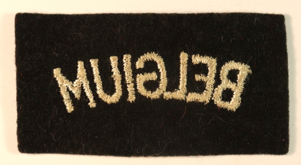 BELGIUM – R.A.F. WW2 Embroidered Nationality Shoulder Title Badge — Lot No. 6829 - Image 3