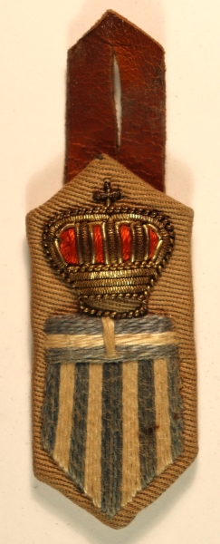 BRITISH MILITARY MISSION TO GREECE Bullion Formation Sign Badge — Lot No. 6830