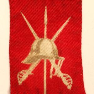 EAST CENTRAL DISTRICT WW2 Printed Formation Sign Badge - CALICO PRINTERS --- Lot No. 6832