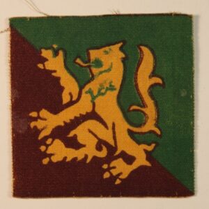 HIGHLAND DISTRICT WW2 Woven Formation Sign Badge --- Lot No. 6835