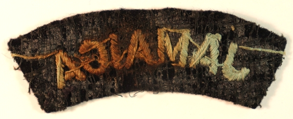 JAMAICA – R.A.F. WW2 Embroidered Nationality Shoulder Title Badge — Lot No. 6836 - Image 3