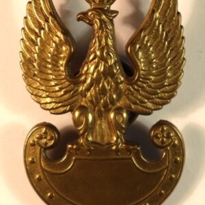 POLISH ARMY WW2 Italian Made Cap Badge - F.M.LORIOLI ---  Lot No. 6843
