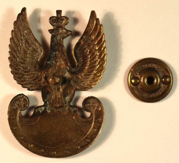 POLISH ARMY WW2 Italian Made Cap Badge – F.M.LORIOLI — Lot No. 6843 - Image 4