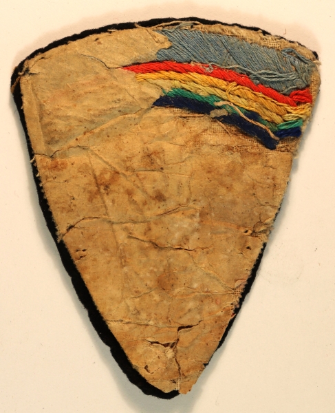 S.H.A.E.F. WW2 British Made Bullion Embroidered Felt Formation Sign Badge — Lot No. 6853 - Image 3
