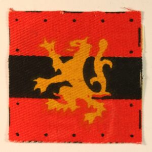 SCOTTISH COMMAND WW2 Printed Cloth Formation Sign Badge - CALAICO PRINTERS --- Lot No. 6854