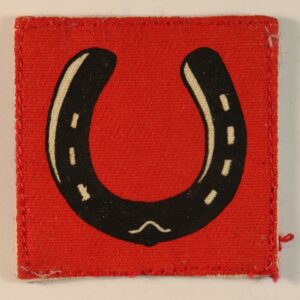 13th INFANTRY DIVISION WW2 Printed Cloth Formation Sign Badge --- Lot No. 6871