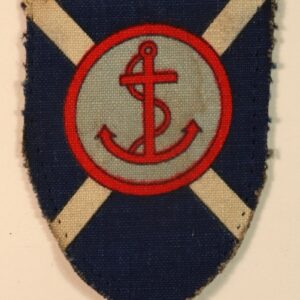 264th BEACH BRIGADE (Scottish) Printed Formation Sign Badge - CALICO PRINTERS ---  Lot No. 6881